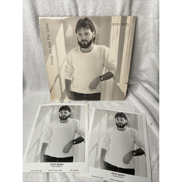Random Berry Artist Media | John Berry Early Vinyl Record Lp W 2 Original Promo Photos ...